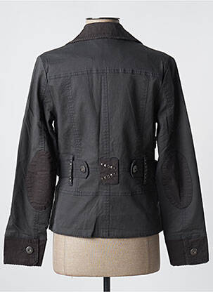 Veste casual col tailleur noir SALT & PEPPER femme