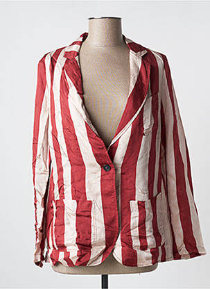 Blazer poches rouge DIEGA femme