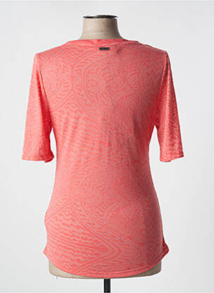 Top stretch manches courtes rose R 867 femme