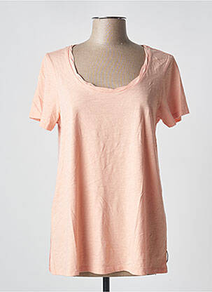 Top stretch manches courtes rose MAISON SCOTCH femme