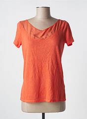 Top orange MARIE-SIXTINE pour femme seconde vue