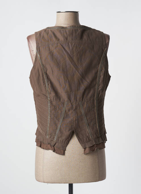 Gilet sans manche vert SALT & PEPPER pour femme