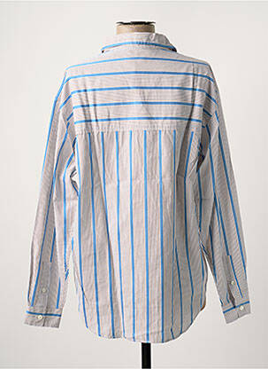 Chemisier coupe droite manches longues bleu CLOSED femme