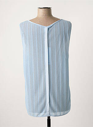 Top coupe fluide sans manche bleu VERO MODA femme