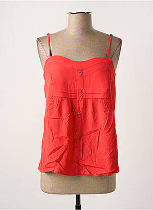 Top manches bretelles ajustables fines bretelles rouge 2 TWO femme