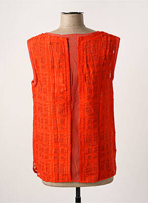Top sans manche sans manche rouge THE KORNER femme
