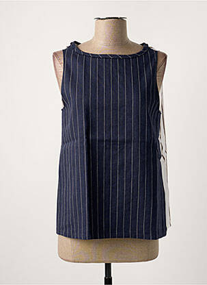 Top sans manche sans manche bleu DIEGA femme