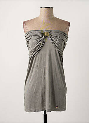 Tunique sans manche manches bustier gris KOCCA femme