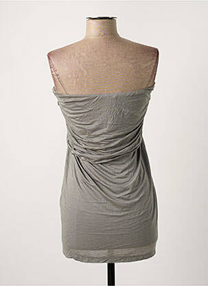Tunique sans manche tissage jersey gris KOCCA femme
