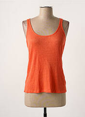 Top orange MARIE-SIXTINE pour femme seconde vue