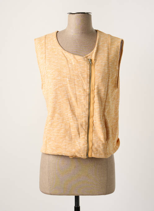 Veste casual col tailleur orange AMERICAN VINTAGE femme