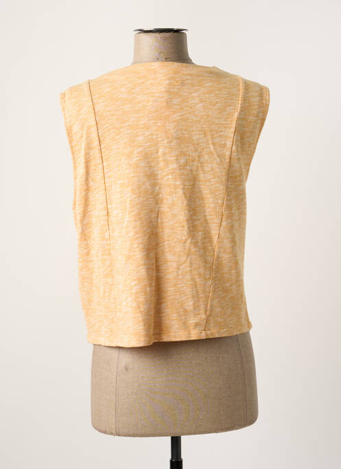 Veste casual col tailleur orange AMERICAN VINTAGE femme