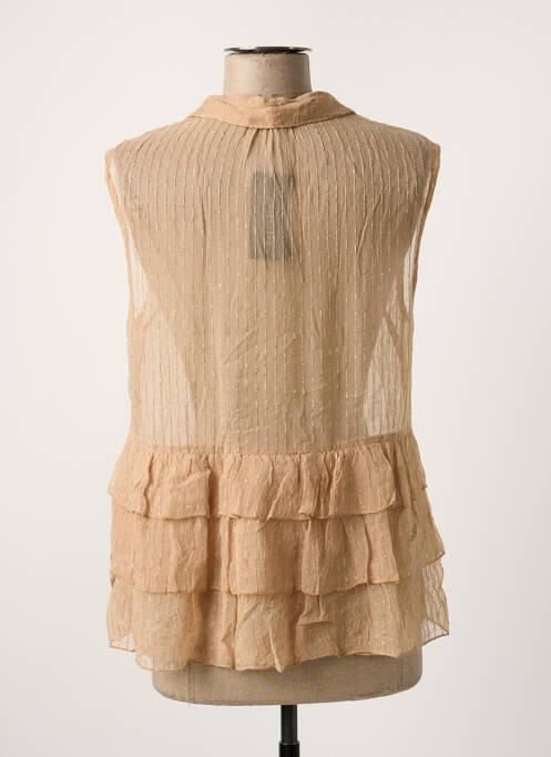 Chemisier beige BERENICE pour femme