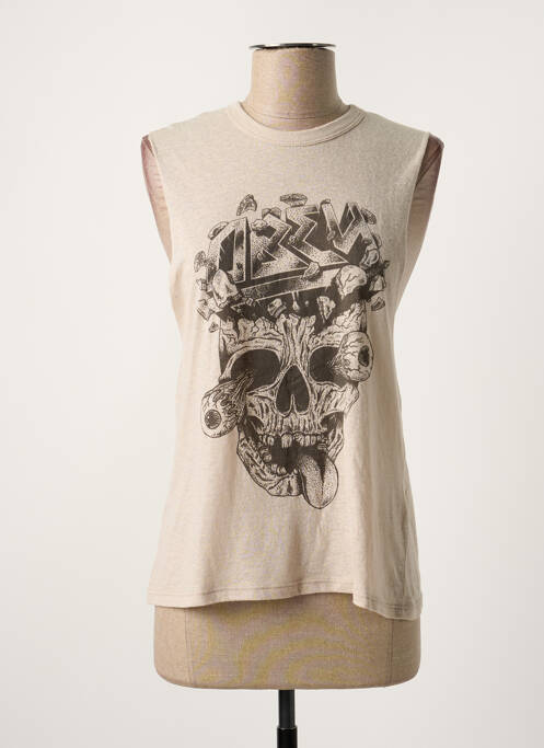 Top beige OBEY pour femme