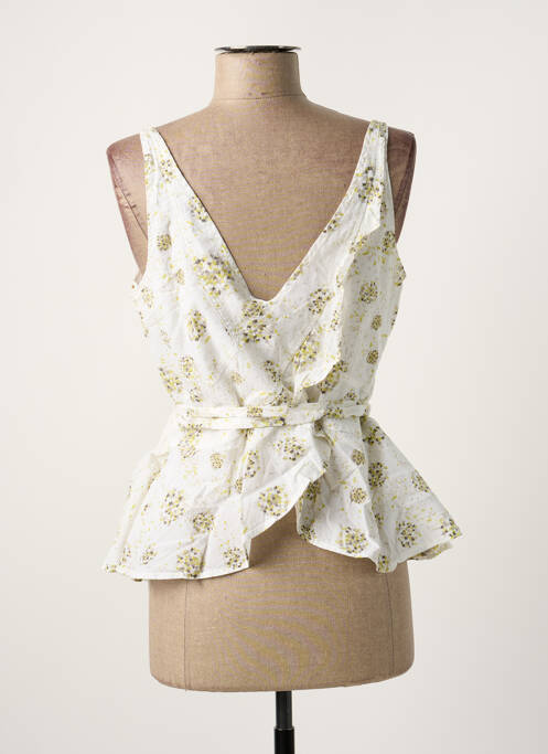 Top blanc R867 pour femme