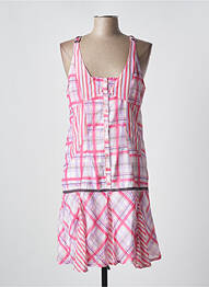 Robe mi-longue sans manche sans manche rose LOLA ESPELETA femme