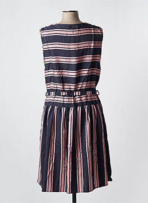 Robe mi-longue coupe fluide sans manche rose BELLEROSE femme