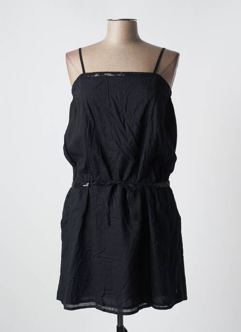 Robe mi-longue sans manche sans manche noir DES PETITS HAUTS femme