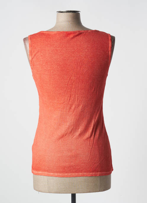Top stretch sans manche rouge MAYJUNE femme