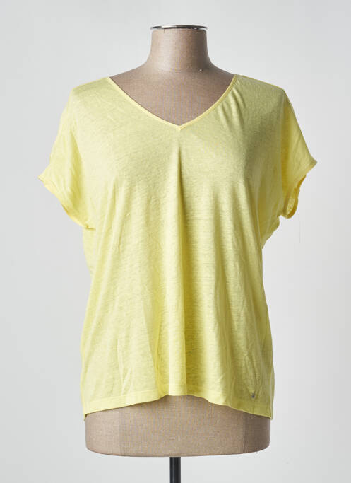 Top jaune DES PETITS HAUTS pour femme