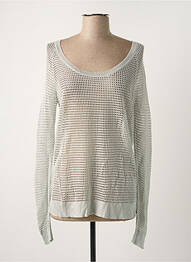 Pull resserrée sur le bas manches longues gris BERENICE femme