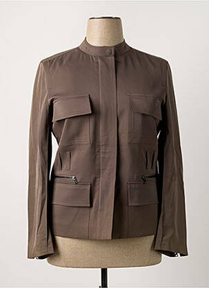 Veste casual poches marron LOLA femme