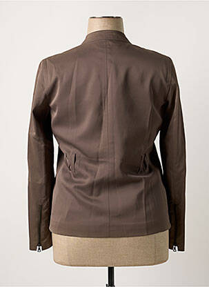 Veste casual poches marron LOLA femme