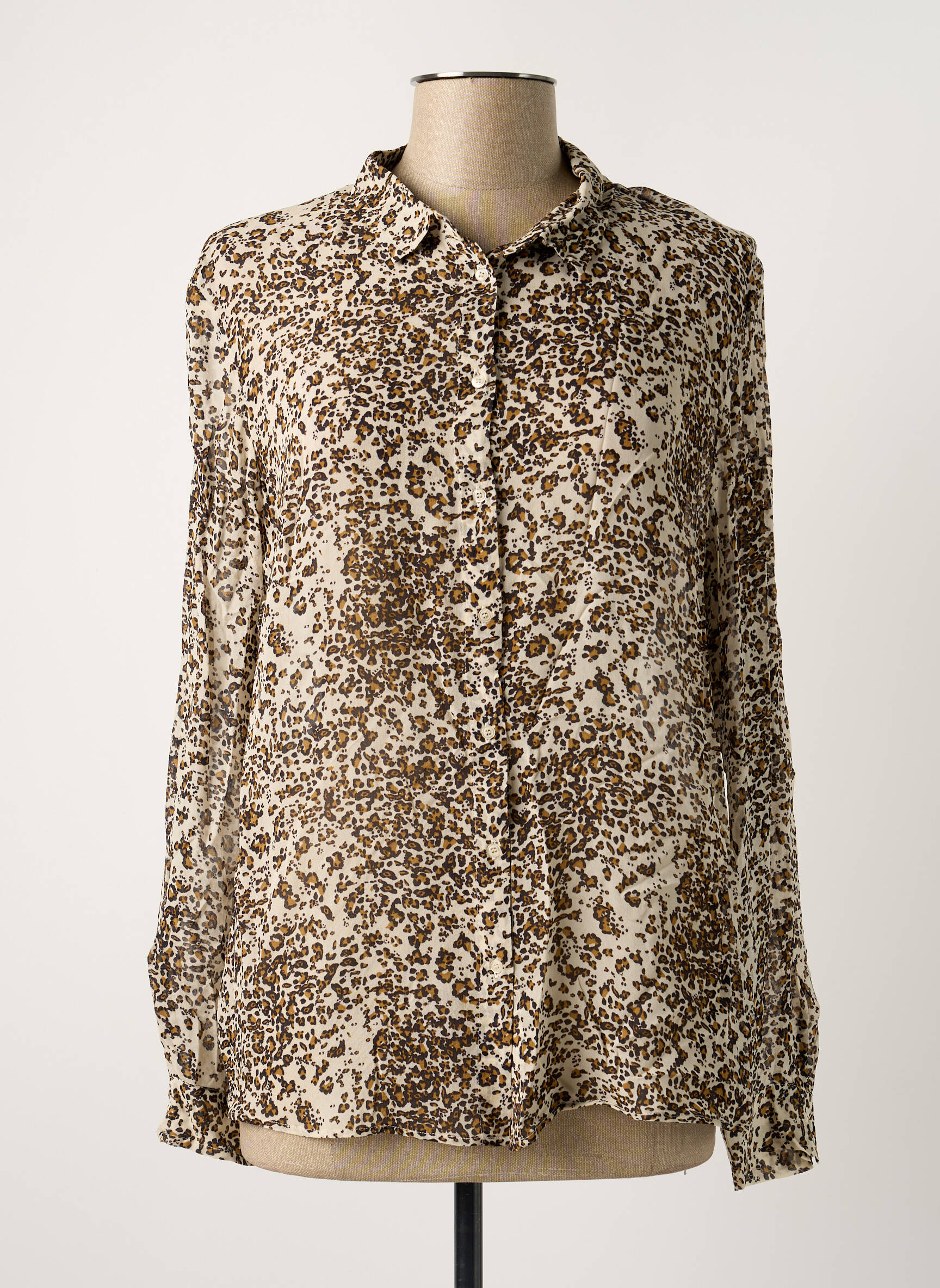 Leopard Print Chemisier ImprimÃ© LÃ©opard Robe Chemise L Opard