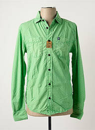 Chemise manches longues poches vert PETROL INDUSTRIES homme