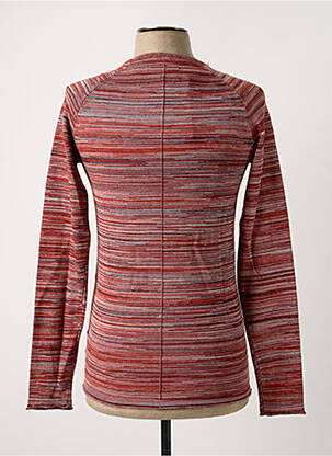 Pull col rond manches longues rouge MINIMUM homme