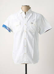 Chemise manches courtes blanc PETROL INDUSTRIES pour homme seconde vue