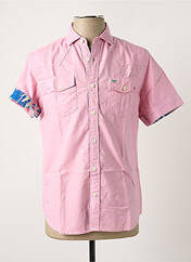 Chemise manches courtes rose PETROL INDUSTRIES pour homme seconde vue