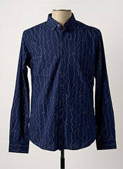 Chemise manches longues bleu ONLY&SONS pour homme seconde vue