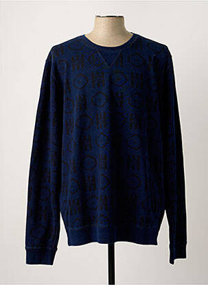 Sweat-shirt bleu SCOTCH & SODA pour homme