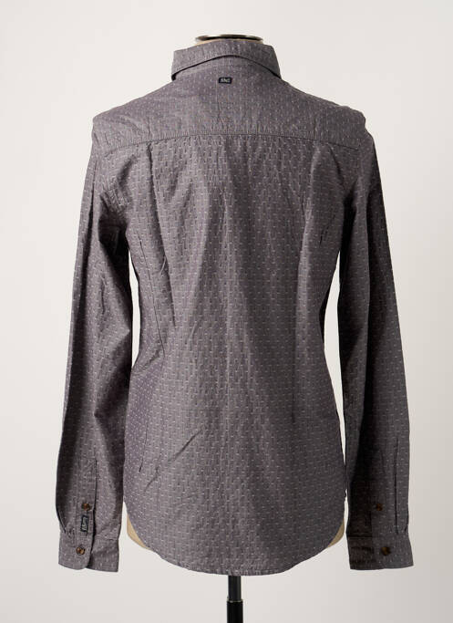 Chemise manches longues gris PETROL INDUSTRIES pour homme
