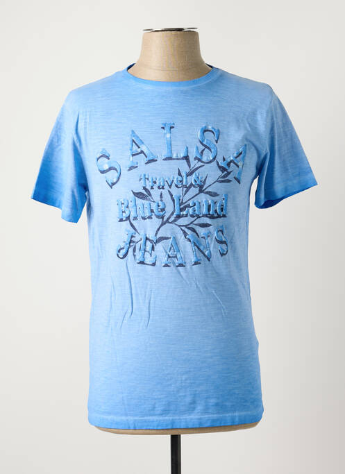 T-shirt bleu SALSA pour homme