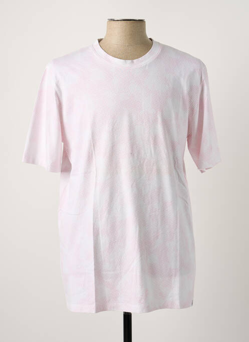 T-shirt rose MINIMUM pour homme