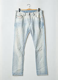 Jeans coupe slim effet usé délavé taille normale bleu DIESEL homme
