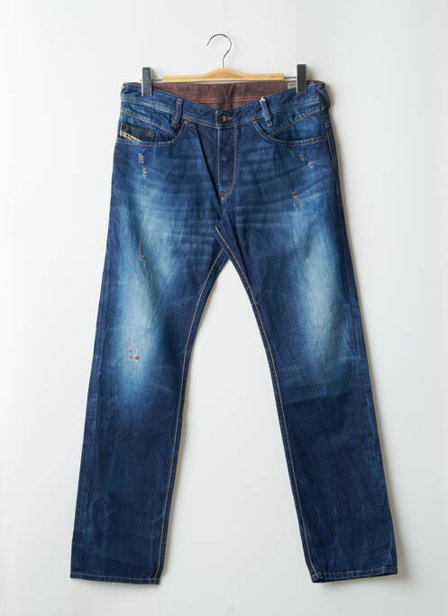 Jeans coupe droite bleu DIESEL pour homme