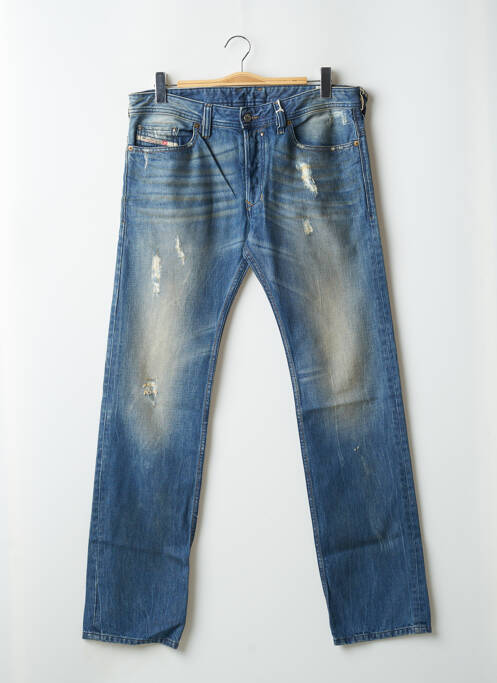 Jeans coupe droite bleu DIESEL pour homme