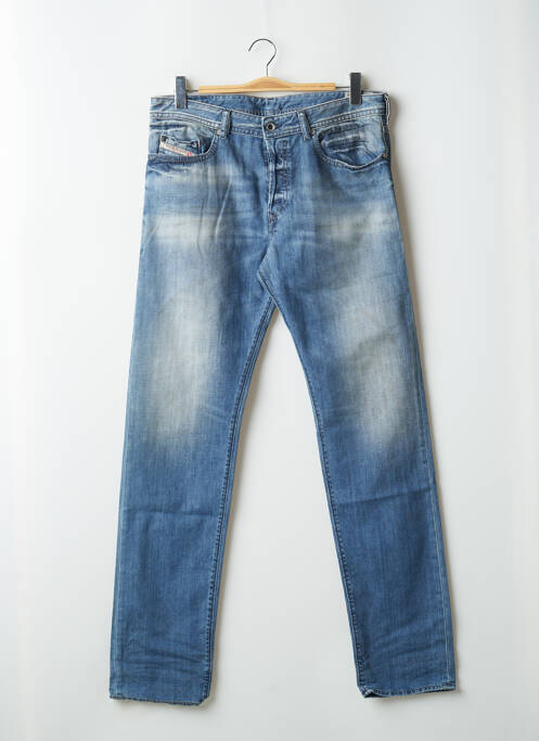 Jeans coupe droite bleu DIESEL pour homme