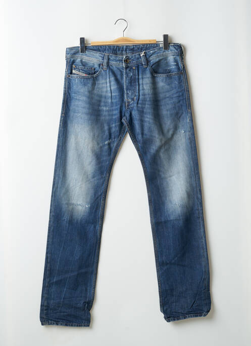 Jeans coupe droite bleu DIESEL pour homme