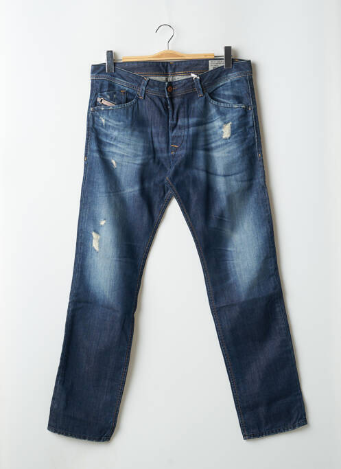 Jeans coupe droite bleu DIESEL pour homme