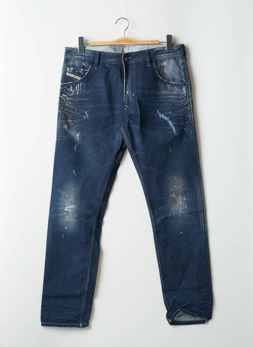 Jeans coupe droite bleu DIESEL pour homme