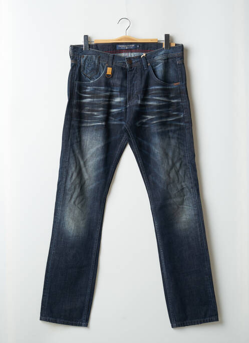 Jeans coupe droite bleu FREEMAN T.PORTER pour homme