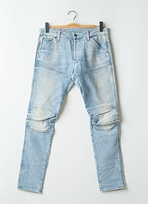 Jeans coupe slim fermeture boutonnée sur le devant taille normale bleu G STAR homme