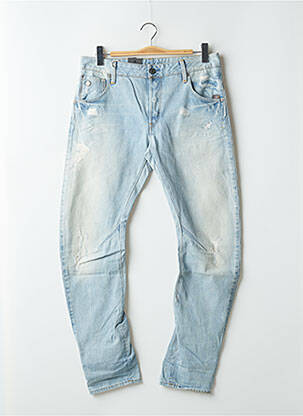 Jeans coupe slim fermeture boutonnée sur le devant taille normale bleu G STAR homme