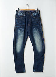 Jeans coupe slim fermeture boutonnée sur le devant taille normale bleu G STAR homme