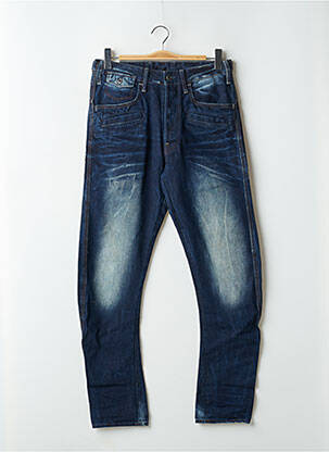 Jeans coupe slim fermeture boutonnée sur le devant taille normale bleu G STAR homme