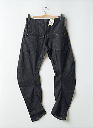 Jeans coupe slim fermeture boutonnée sur le devant taille basse noir G STAR homme
